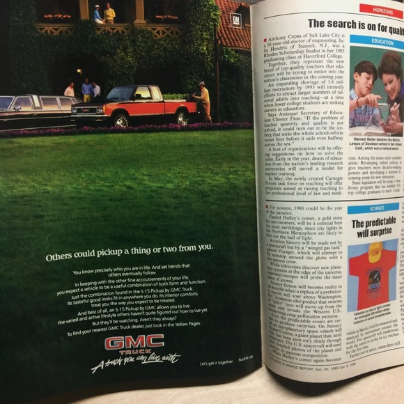 Vtg US NEWS & World Report Magazine Dec 30, 1985-Jan 6, 1986 A Rekindled Spirit - Picture 10 of 12